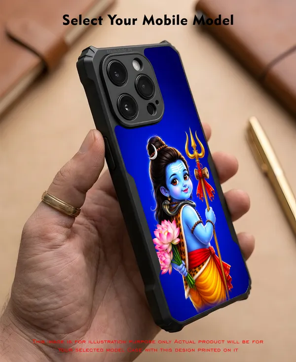 Adorable_Cute_Lord_Shiva_With_Thirusoolam_Design_Printed_Bumper_Glossy_Back_Case_Cover_With_Camera_Protection_Mk000336_Ip