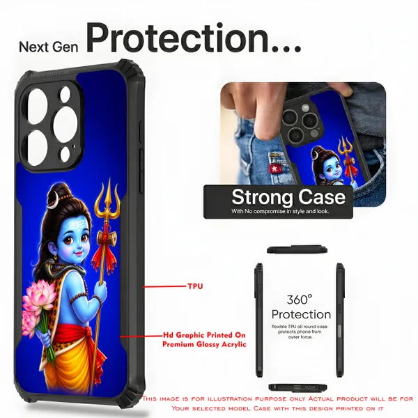 Adorable_Cute_Lord_Shiva_With_Thirusoolam_Design_Printed_Bumper_Glossy_Back_Case_Cover_With_Camera_Protection_Mk000336_Ip