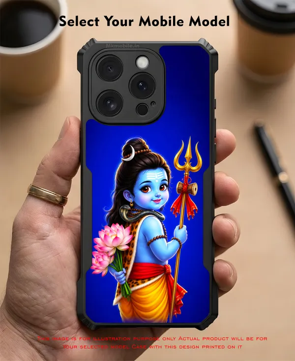 Adorable_Cute_Lord_Shiva_With_Thirusoolam_Design_Printed_Bumper_Glossy_Back_Case_Cover_With_Camera_Protection_Mk000336_Ip