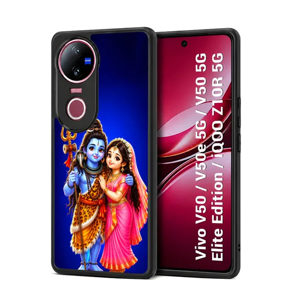 Adorable_Cute_Lord_Shivan_Parvathi_Design_Printed_Premium_Glossy_Back_Case_Cover_With_Camera_Protection_For_Vivo_V50_/_V50e_/_V50_5g_Elite_Edition_/_iQOO_Z10r_5g_Mk000337_Bx