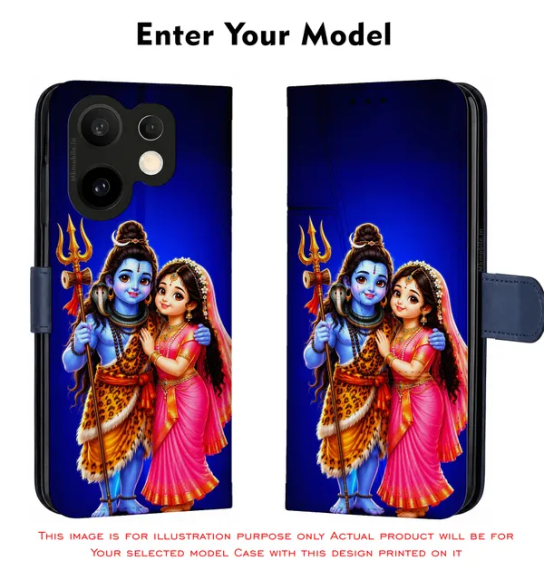 Adorable_Cute_Lord_Shivan_Parvathi_Design_Printed_Flip_Case_Cover_With_Camera_Protection_Mk000337_Fcuv
