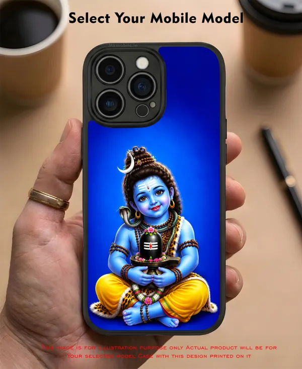 Adorable_Cute_Lord_Shivan_Holding_Shivalingam_Design_Printed_Premium_Glossy_Back_Case_Cover_With_Camera_Protection_Mk000338_Bx