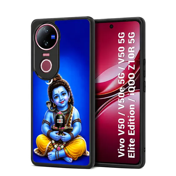 Adorable_Cute_Lord_Shivan_Holding_Shivalingam_Design_Printed_Premium_Glossy_Back_Case_Cover_With_Camera_Protection_For_Vivo_V50_/_V50e_/_V50_5g_Elite_Edition_/_iQOO_Z10r_5g_Mk000338_Bx