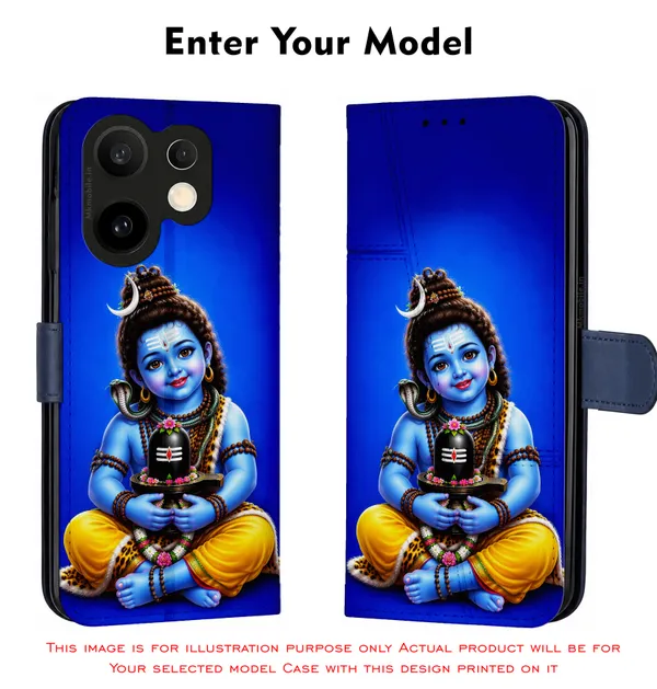 Adorable_Cute_Lord_Shivan_Holding_Shivalingam_Design_Printed_Flip_Case_Cover_With_Camera_Protection_Mk000338_Fcuv