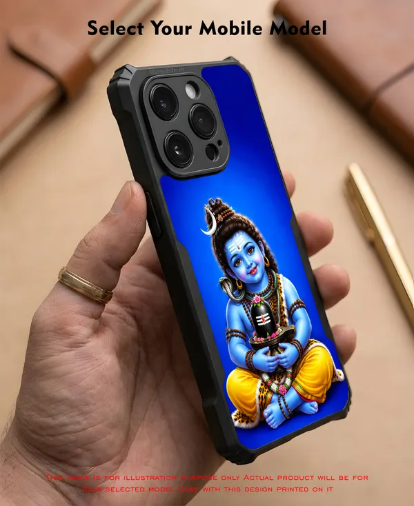 Adorable_Cute_Lord_Shivan_Holding_Shivalingam_Design_Printed_Bumper_Glossy_Back_Case_Cover_With_Camera_Protection_Mk000338_Ip