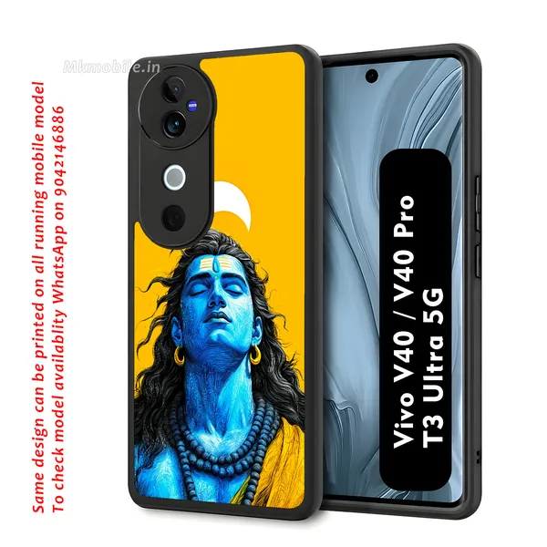 Blue_Lord_Shiva_Mahadev_In_Yellow_Background_Design_Printed_Premium_Glossy_Back_Case_Cover_With_Camera_Protection_For_Vivo_V40_5G_/_V40_Pro_5G_/_T3_Ultra_5G_Mk000342_Bx