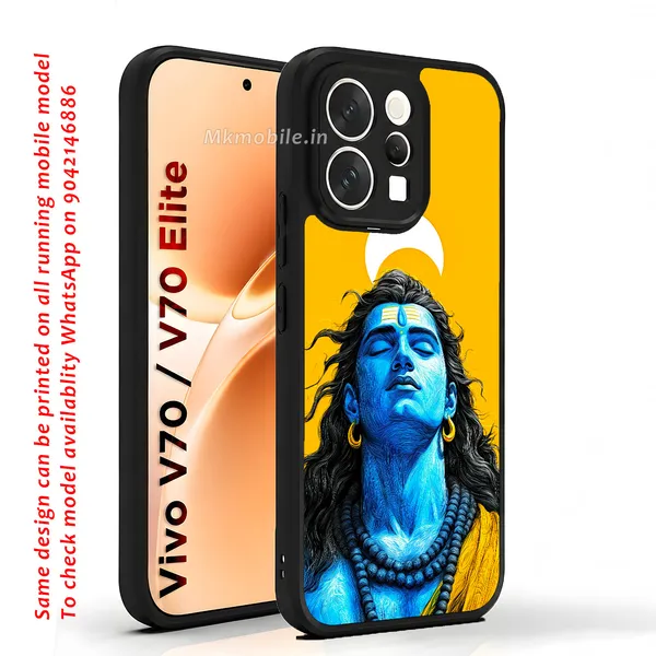 Blue_Lord_Shiva_Mahadev_In_Yellow_Background_Design_Printed_Premium_Glossy_Back_Case_Cover_With_Camera_Protection_For_Vivo_V70_5G_/_V70_5G_Elite_Mk000342_Bx
