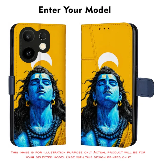Blue_Lord_Shiva_Mahadev_In_Yellow_Background_Design_Printed_Flip_Case_Cover_With_Camera_Protection_Mk000342_Fcuv