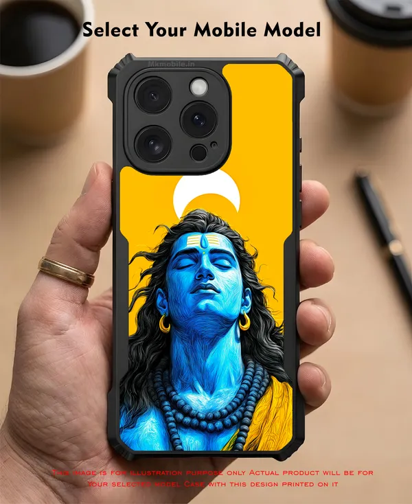 Blue_Lord_Shiva_Mahadev_In_Yellow_Background_Design_Printed_Bumper_Glossy_Back_Case_Cover_With_Camera_Protection_Mk000342_Ip