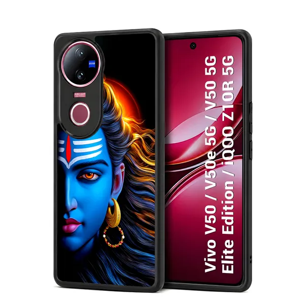 Blue_Lord_Shiva_Mahadev_Half_Face_Design_Printed_Premium_Glossy_Back_Case_Cover_With_Camera_Protection_For_Vivo_V50_/_V50e_/_V50_5g_Elite_Edition_/_iQOO_Z10r_5g_Mk000345_Bx
