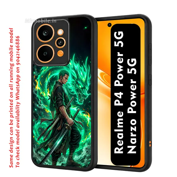 Anime_Character_Roronoa_Zoro_From_One_Piece_Design_Printed_Premium_Glossy_Back_Case_Cover_With_Camera_Protection_For_Realme_P4_Power_5G_/_Narzo_Power_5G_Mk000348_Bx