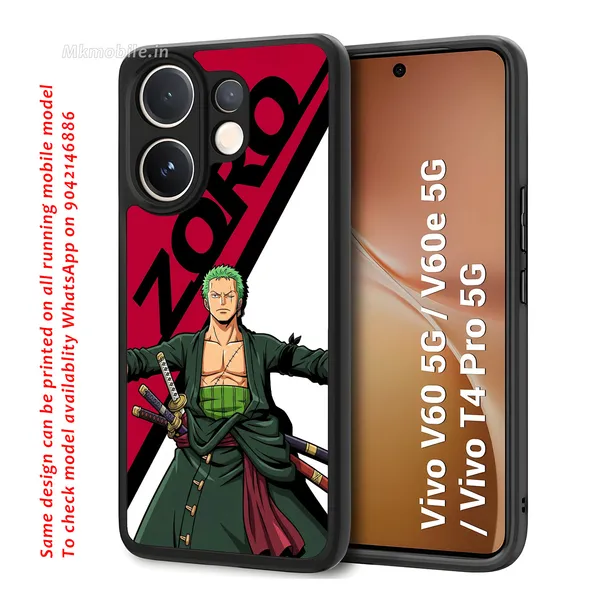 Anime_Character_Roronoa_Zoro_From_One_Piece_Design_Printed_Premium_Glossy_Back_Case_Cover_With_Camera_Protection_For_Vivo_V60_5G_/_V60e_/_T4_Pro_5G_Mk000355_Bx