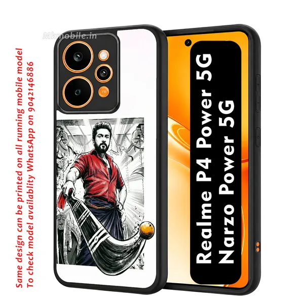 Tamil_Actor_Suriya_Karuppu_Movie_Look_Design_Printed_Premium_Glossy_Back_Case_Cover_With_Camera_Protection_For_Realme_P4_Power_5G_/_Narzo_Power_5G_Mk000358_Bx