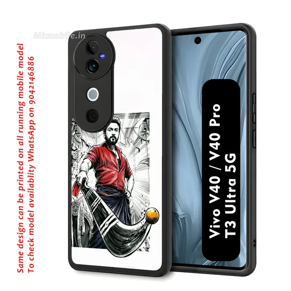 Tamil_Actor_Suriya_Karuppu_Movie_Look_Design_Printed_Premium_Glossy_Back_Case_Cover_With_Camera_Protection_For_Vivo_V40_5G_/_V40_Pro_5G_/_T3_Ultra_5G_Mk000358_Bx