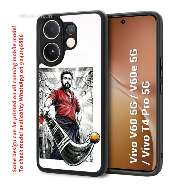 Tamil_Actor_Suriya_Karuppu_Movie_Look_Design_Printed_Premium_Glossy_Back_Case_Cover_With_Camera_Protection_For_Vivo_V60_5G_/_V60e_/_T4_Pro_5G_Mk000358_Bx
