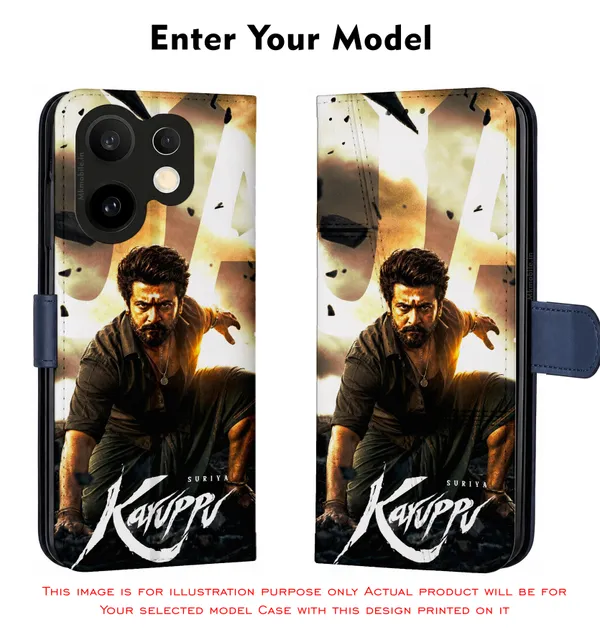 Tamil_Actor_Suriya_Karuppu_Movie_Look_Design_Printed_Flip_Case_Cover_With_Camera_Protection_Mk000359_Fcuv