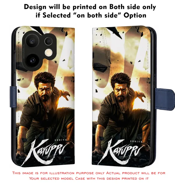 Tamil_Actor_Suriya_Karuppu_Movie_Look_Design_Printed_Flip_Case_Cover_With_Camera_Protection_Mk000359_Fcuv