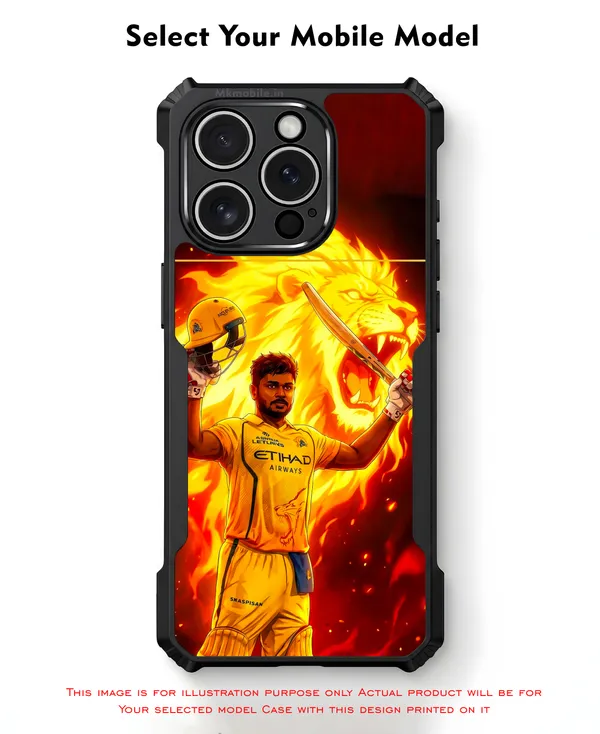 Chennai_Super_Kings_Sanju_Samson_Cricket_Player_Design_Printed_Bumper_Glossy_Back_Case_Cover_With_Camera_Protection_Mk000360_Ip