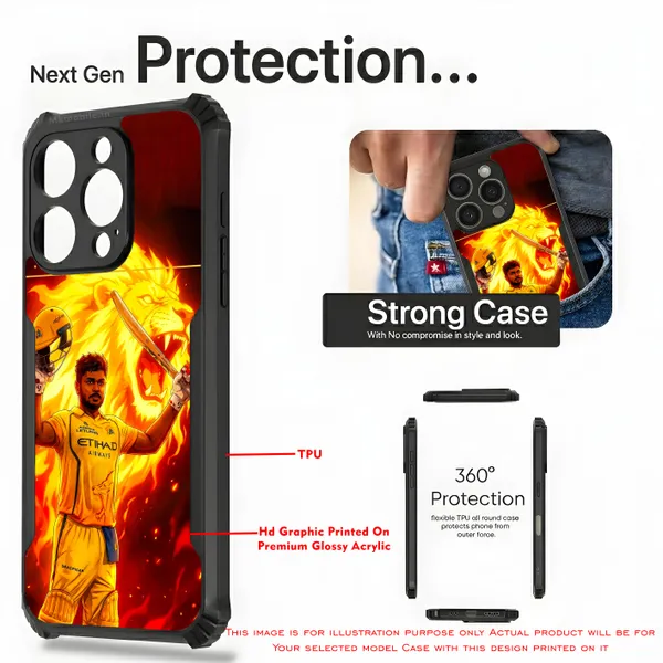 Chennai_Super_Kings_Sanju_Samson_Cricket_Player_Design_Printed_Bumper_Glossy_Back_Case_Cover_With_Camera_Protection_Mk000360_Ip