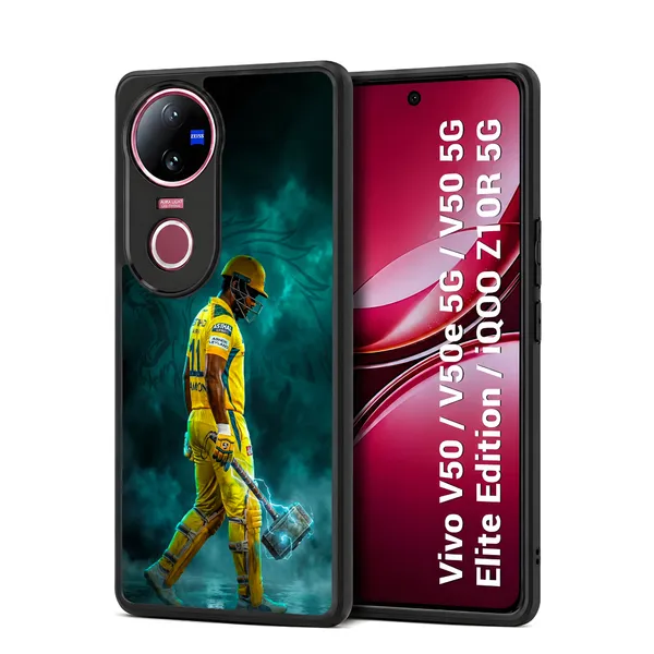 Chennai_Super_Kings_Sanju_Samson_Cricket_Player_Design_Printed_Premium_Glossy_Back_Case_Cover_With_Camera_Protection_For_Vivo_V50_/_V50e_/_V50_5g_Elite_Edition_/_iQOO_Z10r_5g_Mk000362_Bx