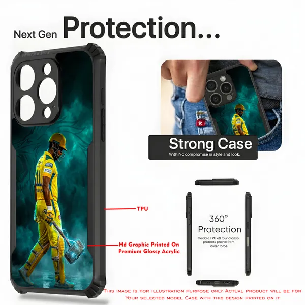 Chennai_Super_Kings_Sanju_Samson_Cricket_Player_Design_Printed_Bumper_Glossy_Back_Case_Cover_With_Camera_Protection_Mk000362_Ip