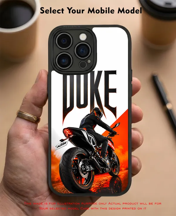 Duke_Bike_Illustration_Design_Printed_Premium_Glossy_Back_Case_Cover_With_Camera_Protection_Mk000368_Bx