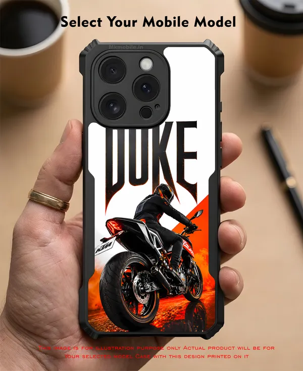 Duke_Bike_Illustration_Design_Printed_Bumper_Glossy_Back_Case_Cover_With_Camera_Protection_Mk000368_Ip
