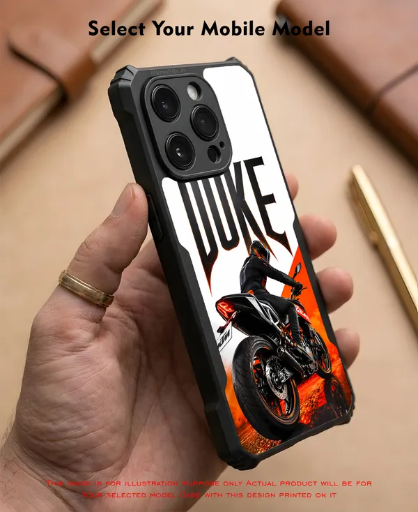 Duke_Bike_Illustration_Design_Printed_Bumper_Glossy_Back_Case_Cover_With_Camera_Protection_Mk000368_Ip