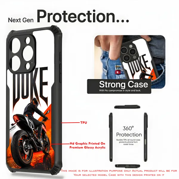 Duke_Bike_Illustration_Design_Printed_Bumper_Glossy_Back_Case_Cover_With_Camera_Protection_Mk000368_Ip