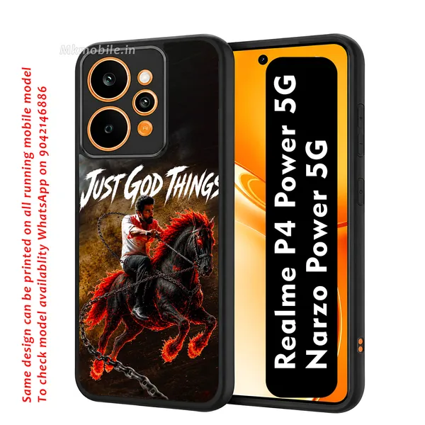 Just_Got_Things_Tamil_Actor_Suriya_On_Horse_Design_Printed_Premium_Glossy_Back_Case_Cover_With_Camera_Protection_For_Realme_P4_Power_5G_/_Narzo_Power_5G_Mk000369_Bx