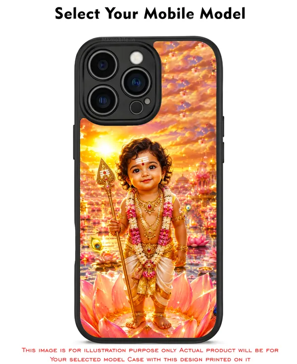Adorable_Cute_Lord_Murugar_Design_Printed_Premium_Glossy_Back_Case_Cover_With_Camera_Protection_Mk000370_Bx