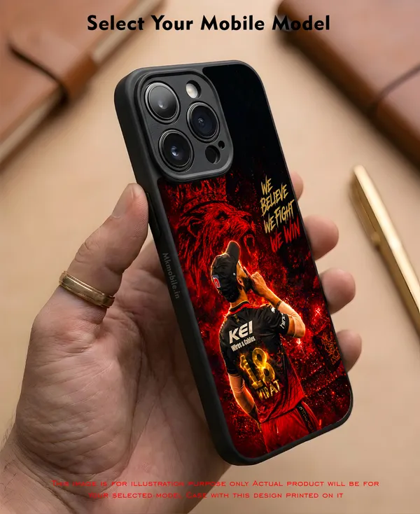 Rcb_Cricket_Player_King_Kohli_Design_Printed_Premium_Glossy_Back_Case_Cover_With_Camera_Protection_Mk000371_Bx