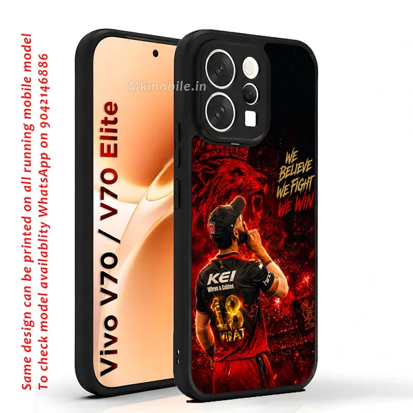 Rcb_Cricket_Player_King_Kohli_Design_Printed_Premium_Glossy_Back_Case_Cover_With_Camera_Protection_For_Vivo_V70_5G_/_V70_5G_Elite_Mk000371_Bx