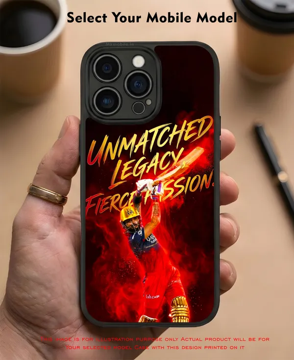 Rcb_Cricket_Player_King_Kohli_Design_Printed_Premium_Glossy_Back_Case_Cover_With_Camera_Protection_Mk000372_Bx