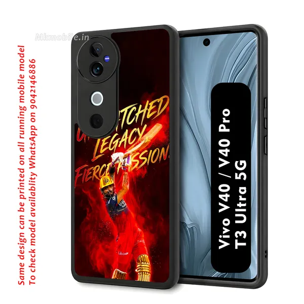 Rcb_Cricket_Player_King_Kohli_Design_Printed_Premium_Glossy_Back_Case_Cover_With_Camera_Protection_For_Vivo_V40_5G_/_V40_Pro_5G_/_T3_Ultra_5G_Mk000372_Bx