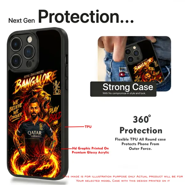 Rcb_Cricket_Player_King_Kohli_Design_Printed_Premium_Glossy_Back_Case_Cover_With_Camera_Protection_Mk000373_Bx