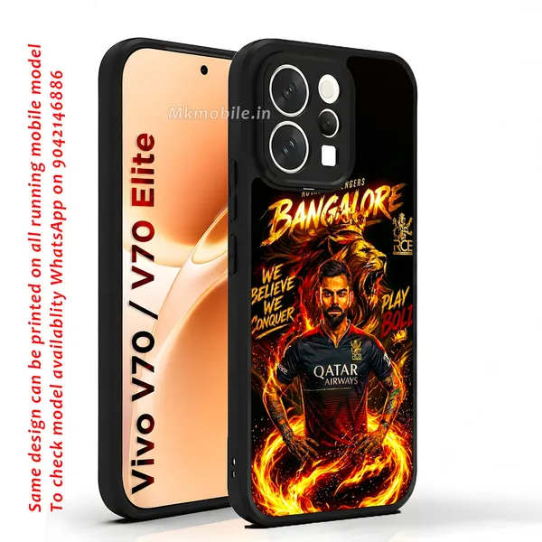 Rcb_Cricket_Player_King_Kohli_Design_Printed_Premium_Glossy_Back_Case_Cover_With_Camera_Protection_For_Vivo_V70_5G_/_V70_5G_Elite_Mk000373_Bx
