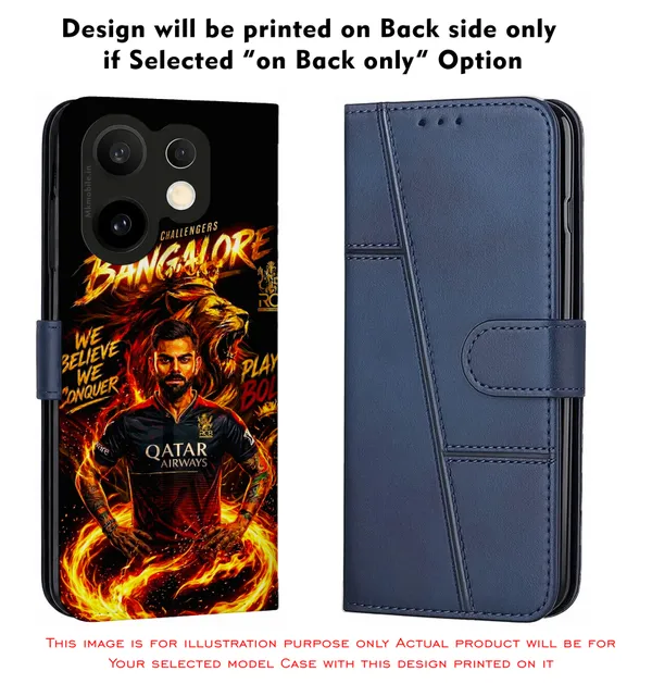Rcb_Cricket_Player_King_Kohli_Design_Printed_Flip_Case_Cover_With_Camera_Protection_Mk000373_Fcuv