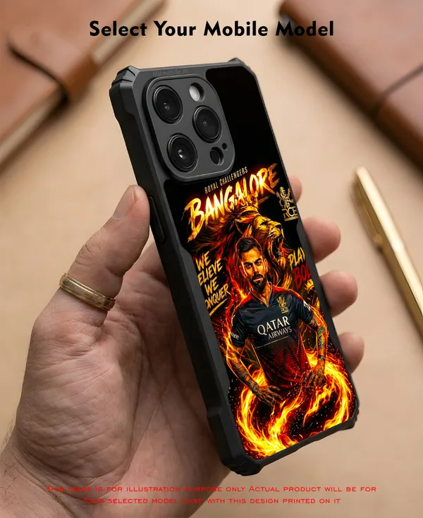 Rcb_Cricket_Player_King_Kohli_Design_Printed_Bumper_Glossy_Back_Case_Cover_With_Camera_Protection_Mk000373_Ip