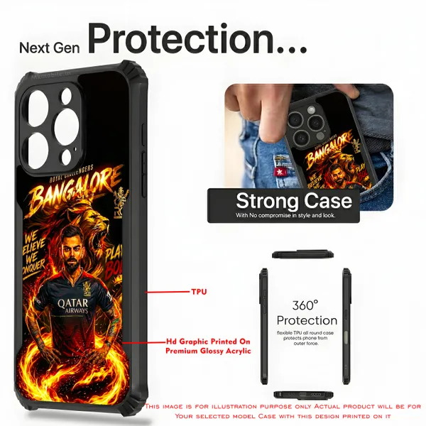 Rcb_Cricket_Player_King_Kohli_Design_Printed_Bumper_Glossy_Back_Case_Cover_With_Camera_Protection_Mk000373_Ip