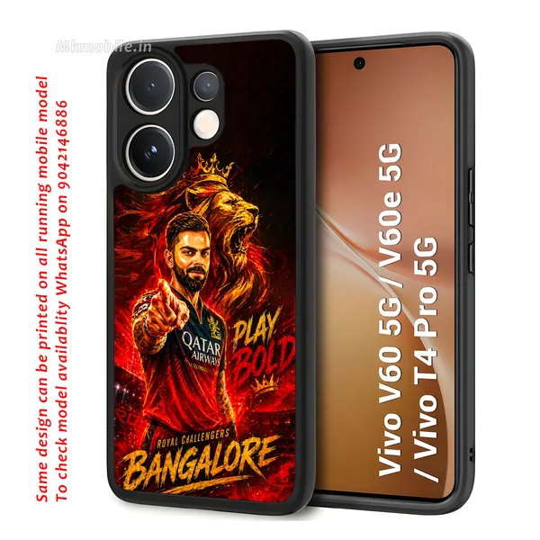 Rcb_Cricket_Player_King_Kohli_Design_Printed_Premium_Glossy_Back_Case_Cover_With_Camera_Protection_For_Vivo_V60_5G_/_V60e_/_T4_Pro_5G_Mk000374_Bx