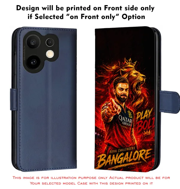Rcb_Cricket_Player_King_Kohli_Design_Printed_Flip_Case_Cover_With_Camera_Protection_Mk000374_Fcuv