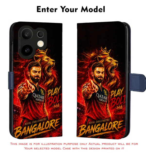 Rcb_Cricket_Player_King_Kohli_Design_Printed_Flip_Case_Cover_With_Camera_Protection_Mk000374_Fcuv