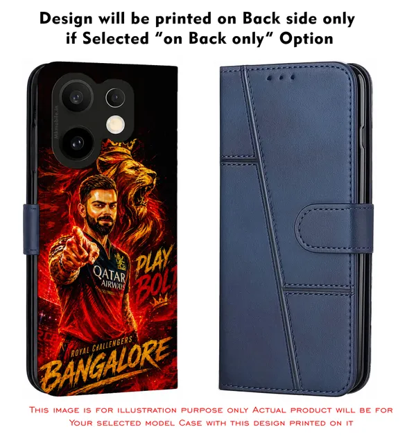 Rcb_Cricket_Player_King_Kohli_Design_Printed_Flip_Case_Cover_With_Camera_Protection_Mk000374_Fcuv