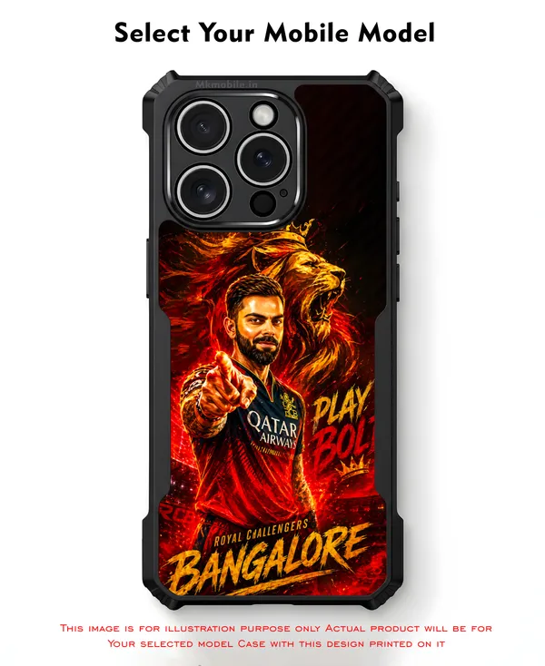 Rcb_Cricket_Player_King_Kohli_Design_Printed_Bumper_Glossy_Back_Case_Cover_With_Camera_Protection_Mk000374_Ip