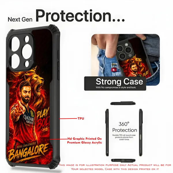 Rcb_Cricket_Player_King_Kohli_Design_Printed_Bumper_Glossy_Back_Case_Cover_With_Camera_Protection_Mk000374_Ip