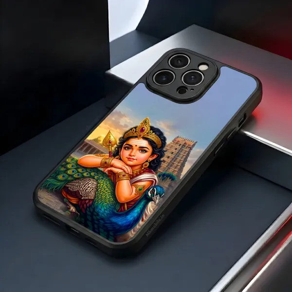 Tamil_God_Murugan_With_Mayil_Design_Printed_Premium_Glossy_Back_Case_Cover_With_Camera_Protection_Mk000376_Bx