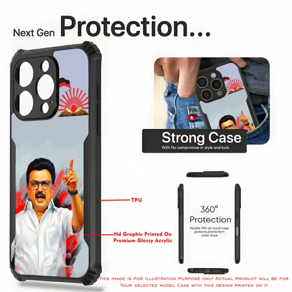 Mk_Stalin_Tamilnadu_Ex_Chief_Minister_Dmk__Design_Printed_Bumper_Glossy_Back_Case_Cover_With_Camera_Protection_Mk000377_Bx