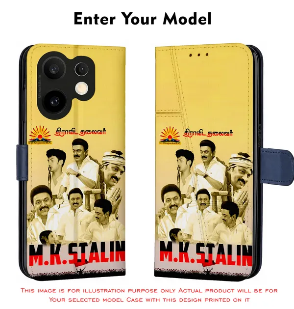 Mk_Stalin_Tamilnadu_Ex_Chief_Minister_Dmk_Design_Printed_Flip_Case_Cover_With_Camera_Protection_Mk000378_Fcuv