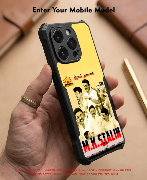 Mk_Stalin_Tamilnadu_Ex_Chief_Minister_Dmk__Design_Printed_Bumper_Glossy_Back_Case_Cover_With_Camera_Protection_Mk000378_Bx